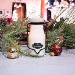 Milk bottle Candle: Victorian Christmas